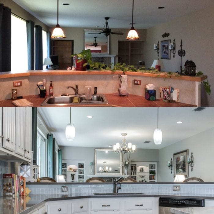 Bump Out Kitchen Addition Before And After