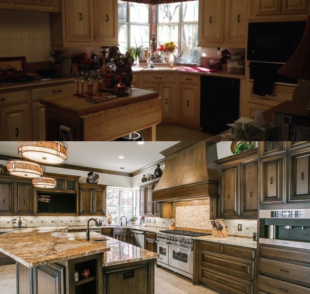 Bump Out Kitchen Addition Before And After