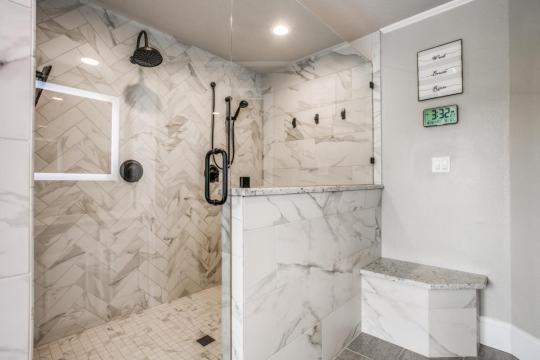 master bathroom shower