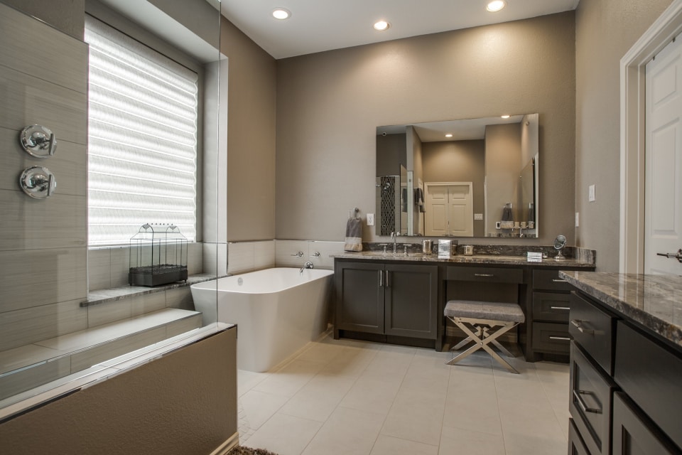 aging in place bathroom remodel by DFW Improved