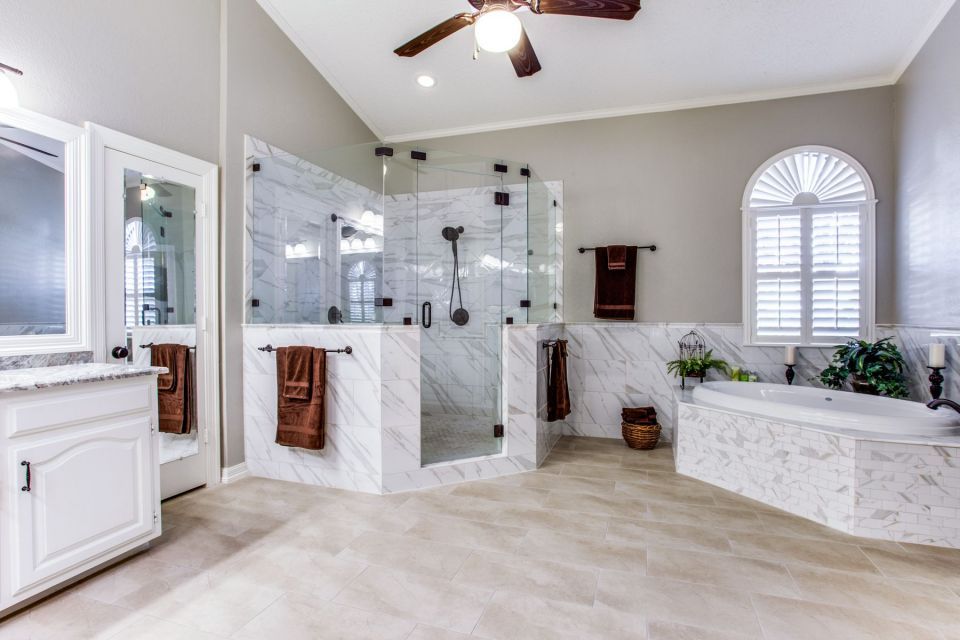Modern Bathroom Remodeling by DFW Improved in Mesquite TX