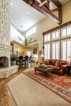 rough cedar ceiling beam trusses