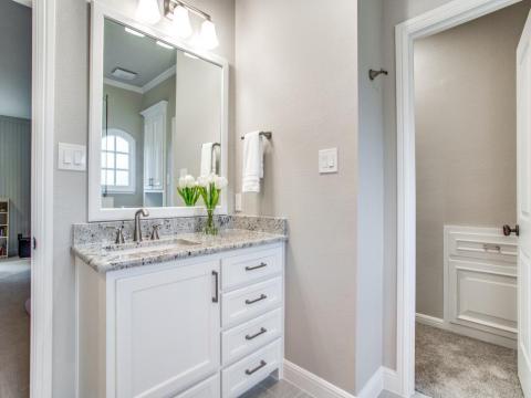 white vanity
