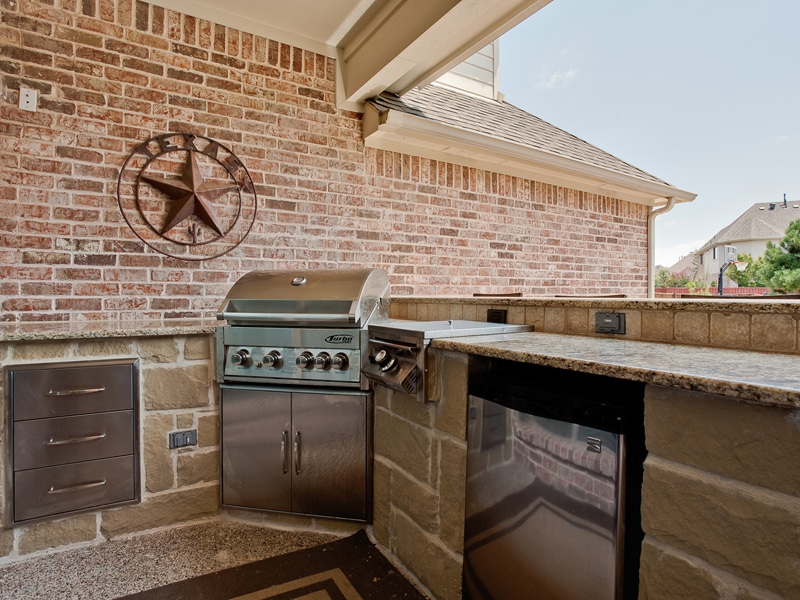 Custom Outdoor Kitchen by DFW Improved in Dallas, TX
