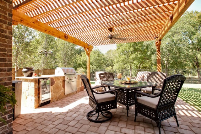 Outdoor Living Spaces with Kitchen