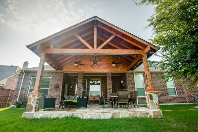 Suburban Outdoor Living Space