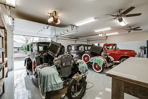 Upgrade Your Garage - Garage workshop with vintage cars