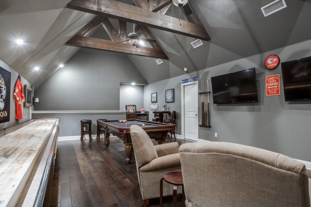 attic-space-converted-game-room