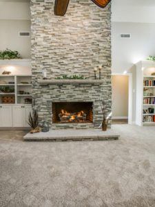 Home Maintenance - Stone Fireplace in Living Room