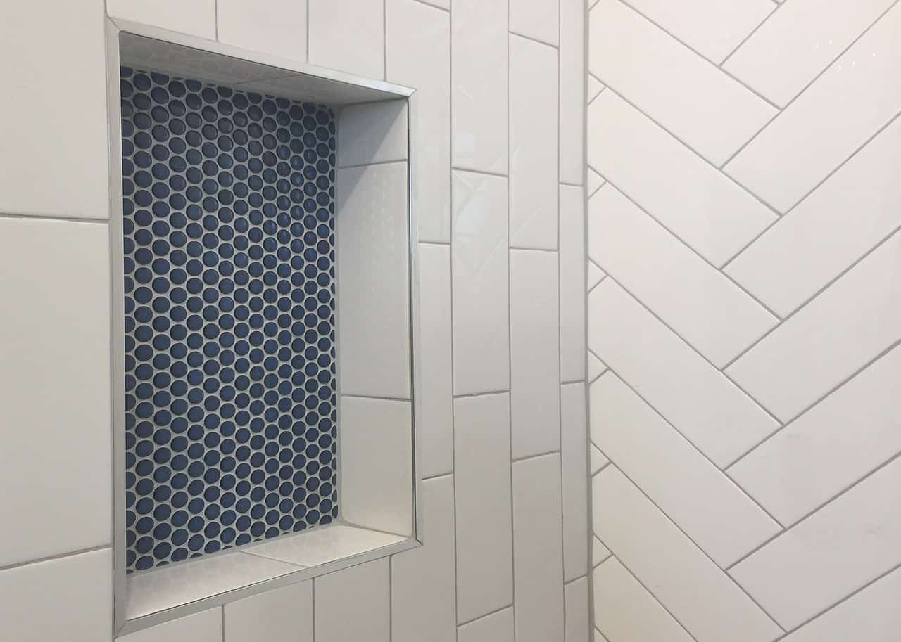 Bathroom tile selections
