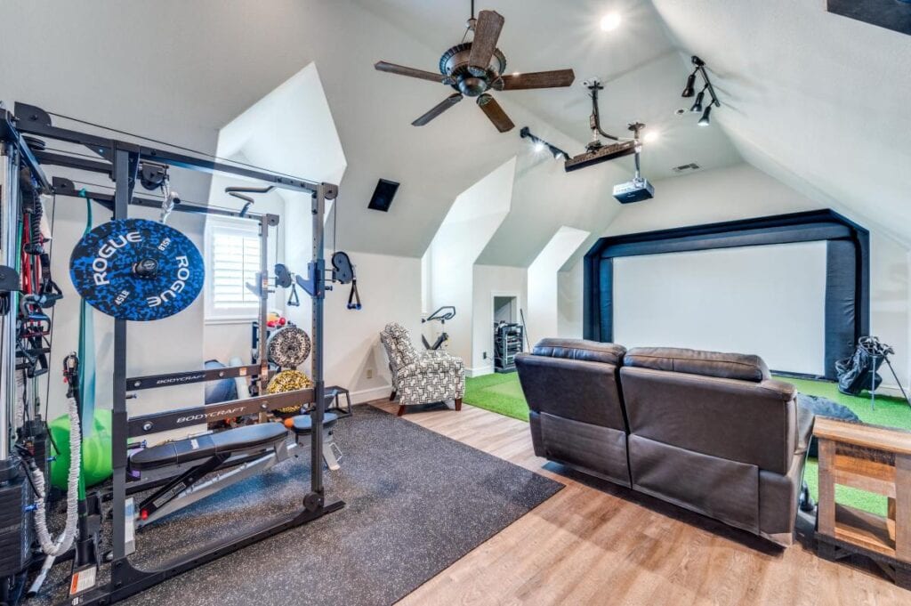 golf simulator attic prosper tx dfw improved0001