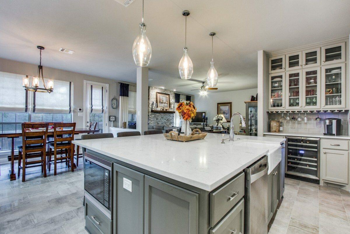 Great Room Makeover in Flower Mound
