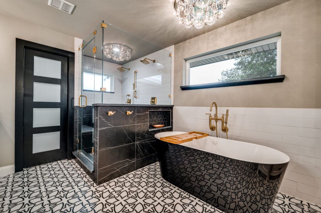 DFW Improved bathroom remodel