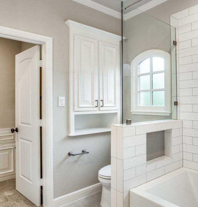 primary suite bathroom renovation in southlake tx