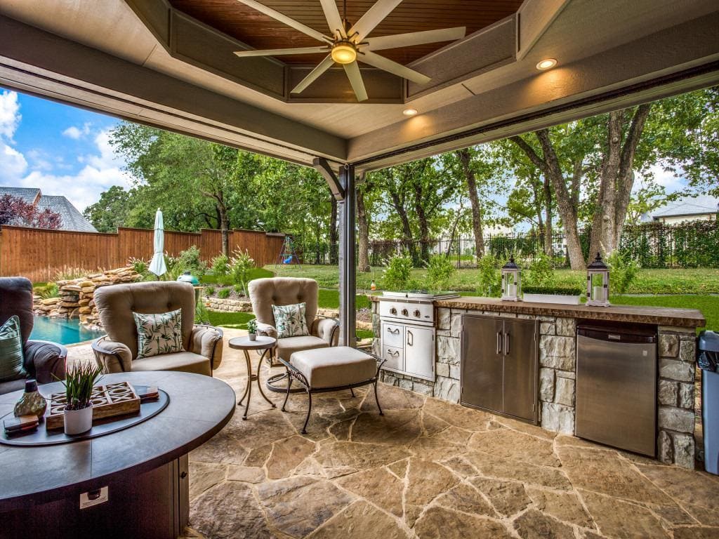 Outdoor Renovation in Colleyville, TX by DFW Improved