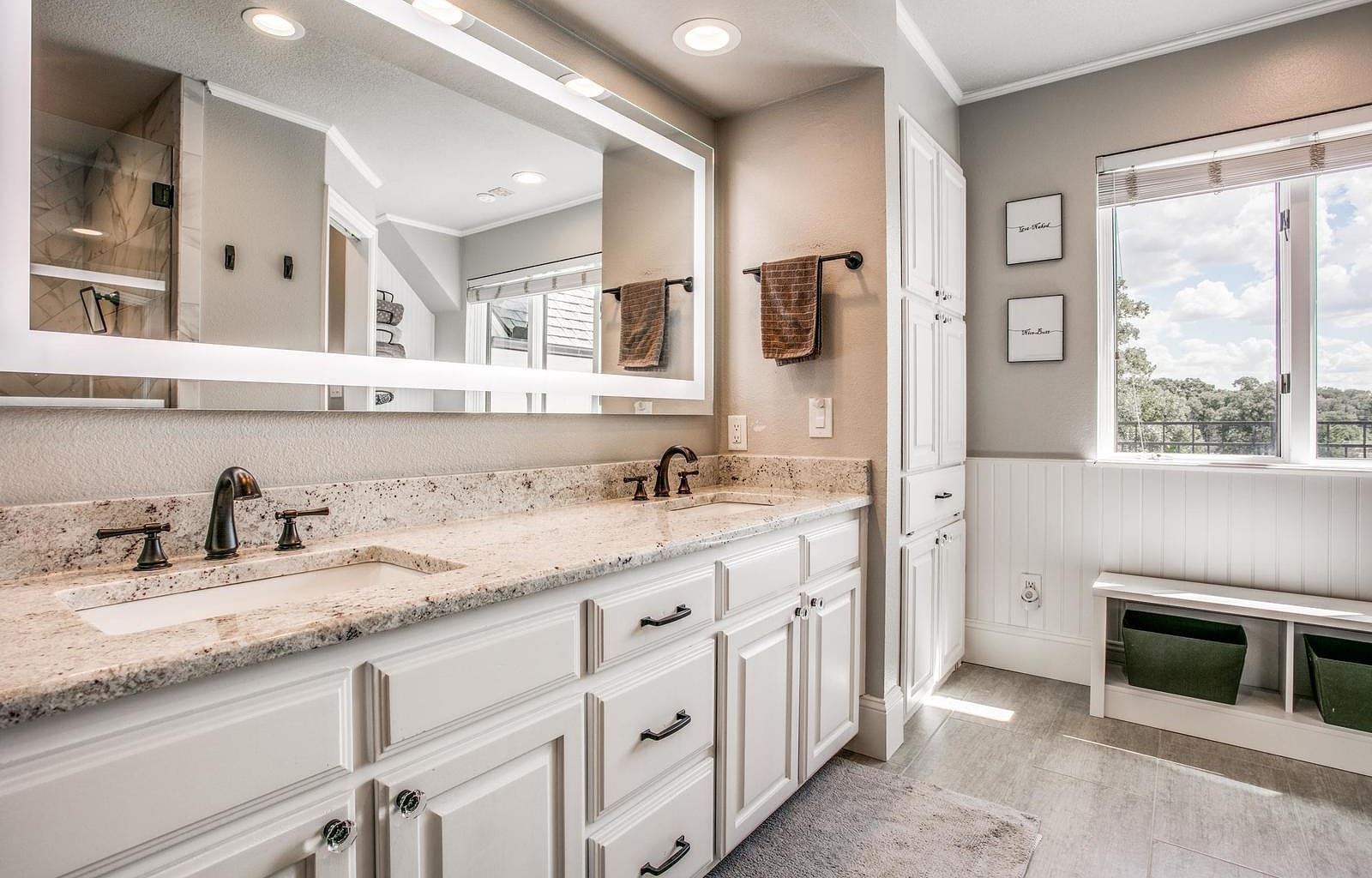 Featured image for “Master Bathroom & Kitchen Remodel in Lewisville, TX”