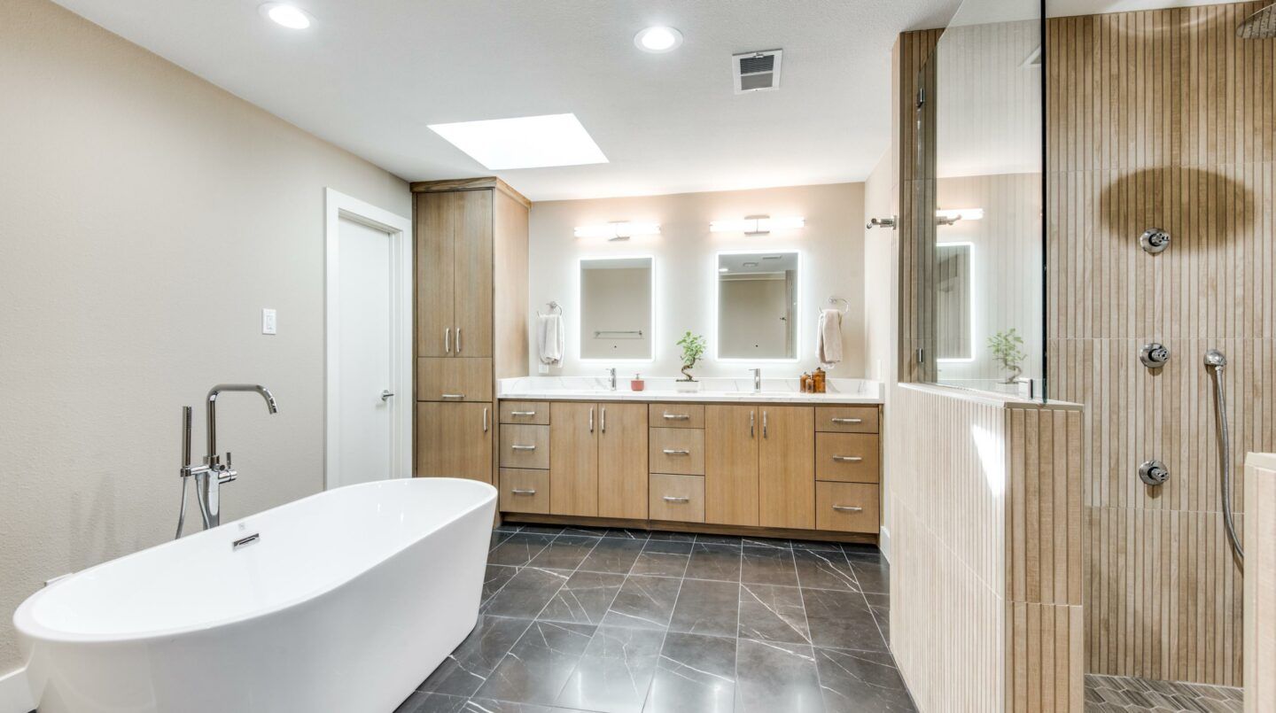 master bathroom remodel in dallas, tx