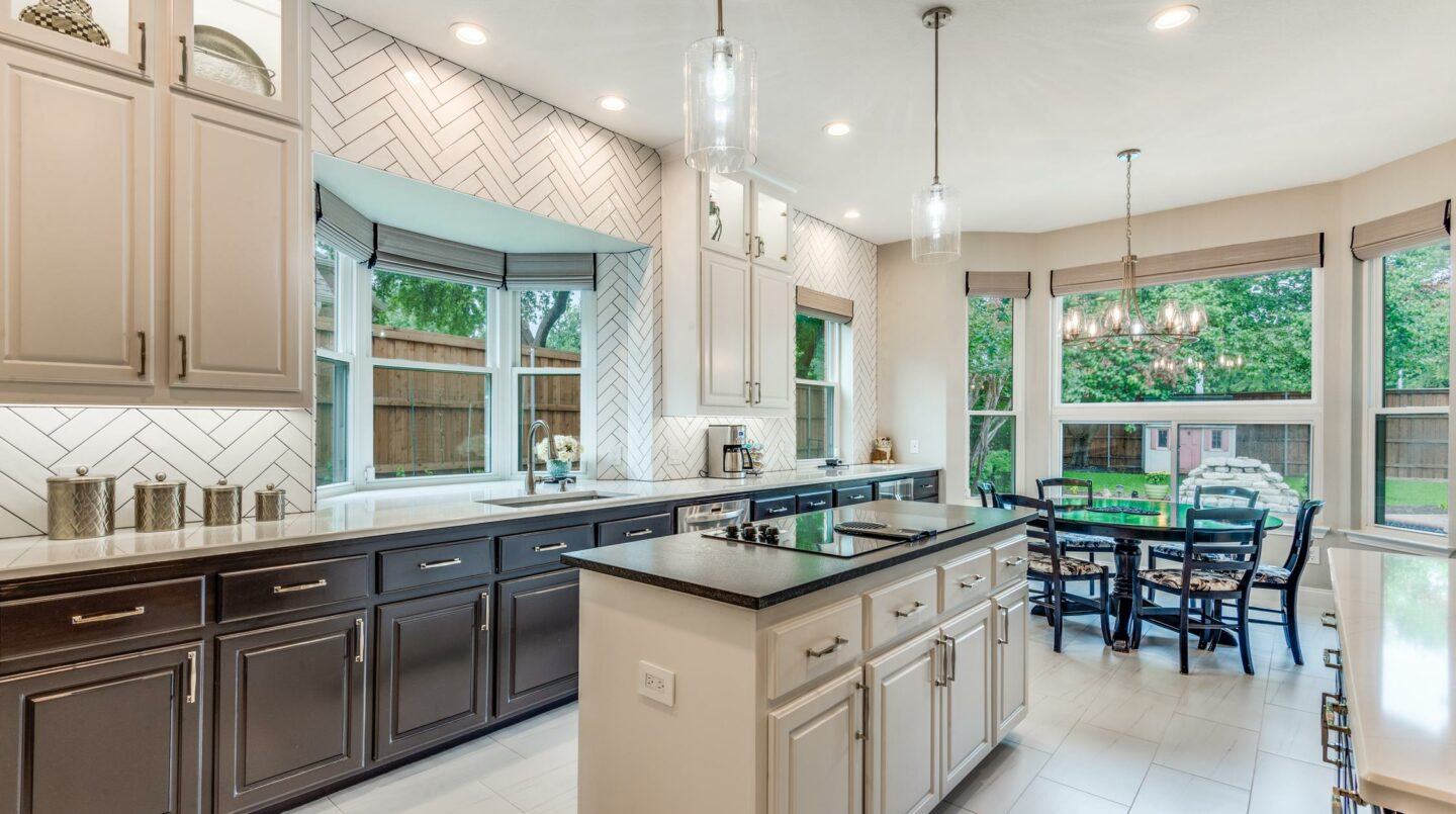 modern kitchen remodel in plano, texas