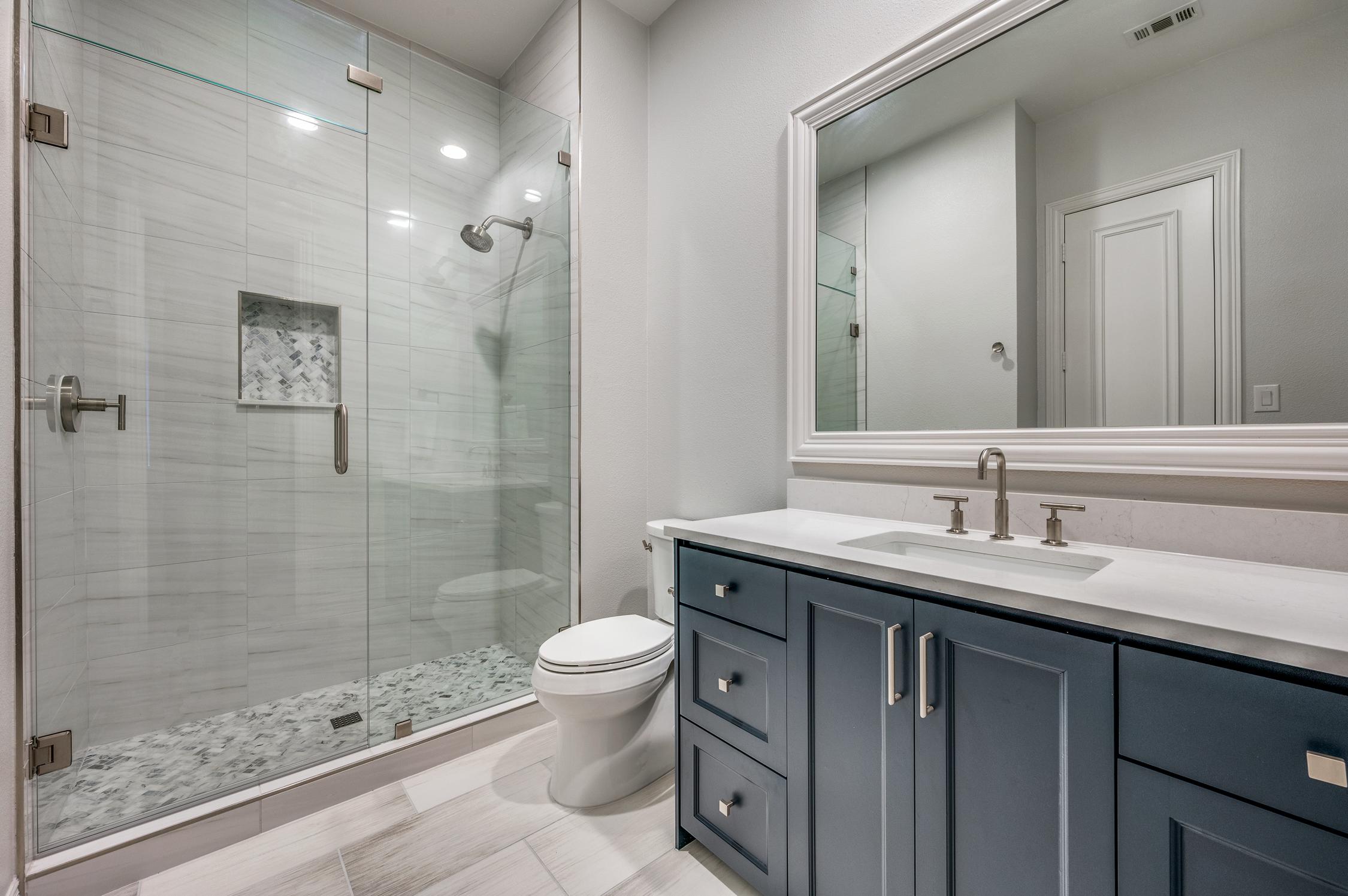 Modern Bathroom Remodeling by DFW Improved in Allen TX