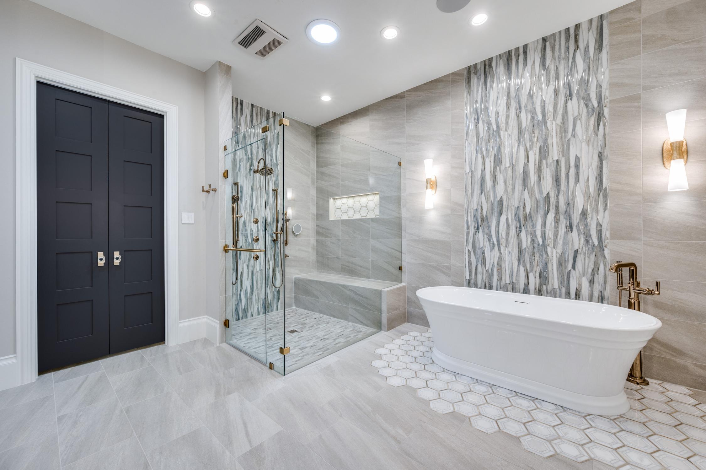 Modern Bathroom Remodeling by DFW Improved in Murphy TX
