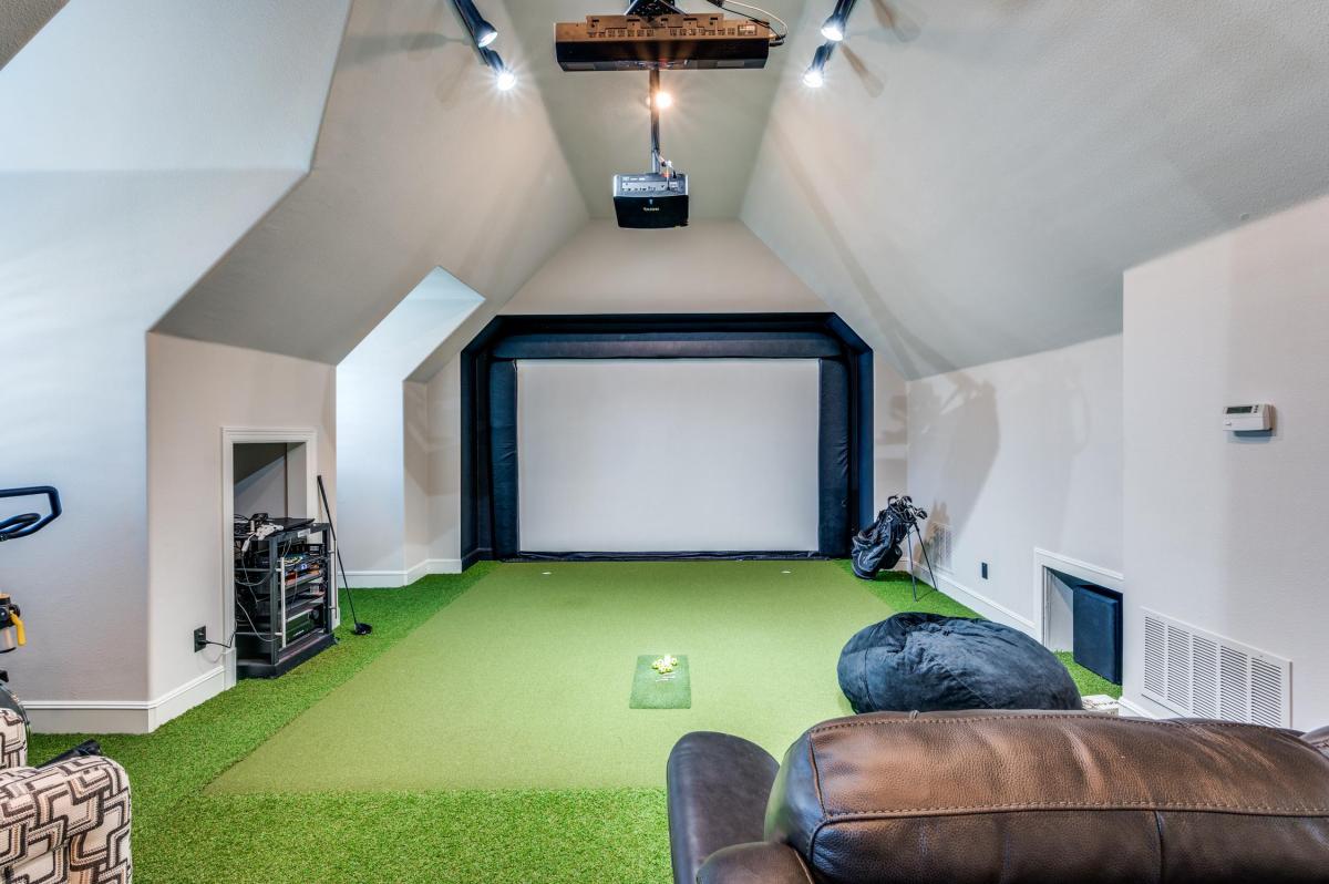 golf simulator attic prosper tx dfw improved0002
