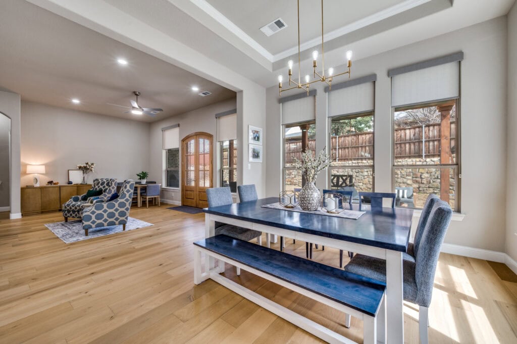 Whole-home remodel in Irving, TX featuring updated flooring and refreshed living space