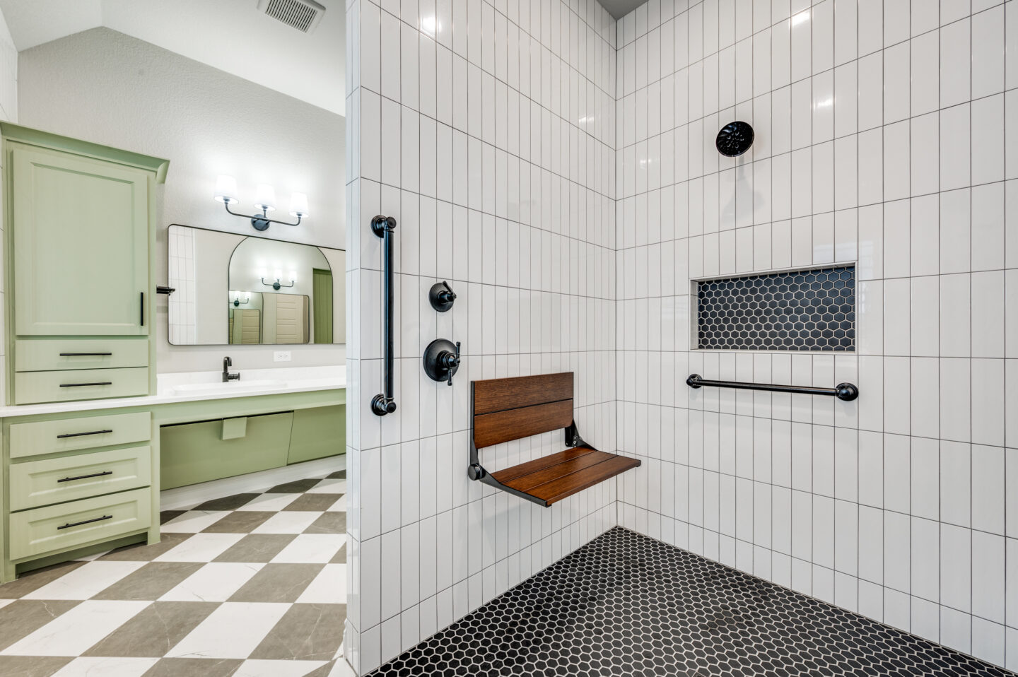aging in place bathroom remodel in prosper texas