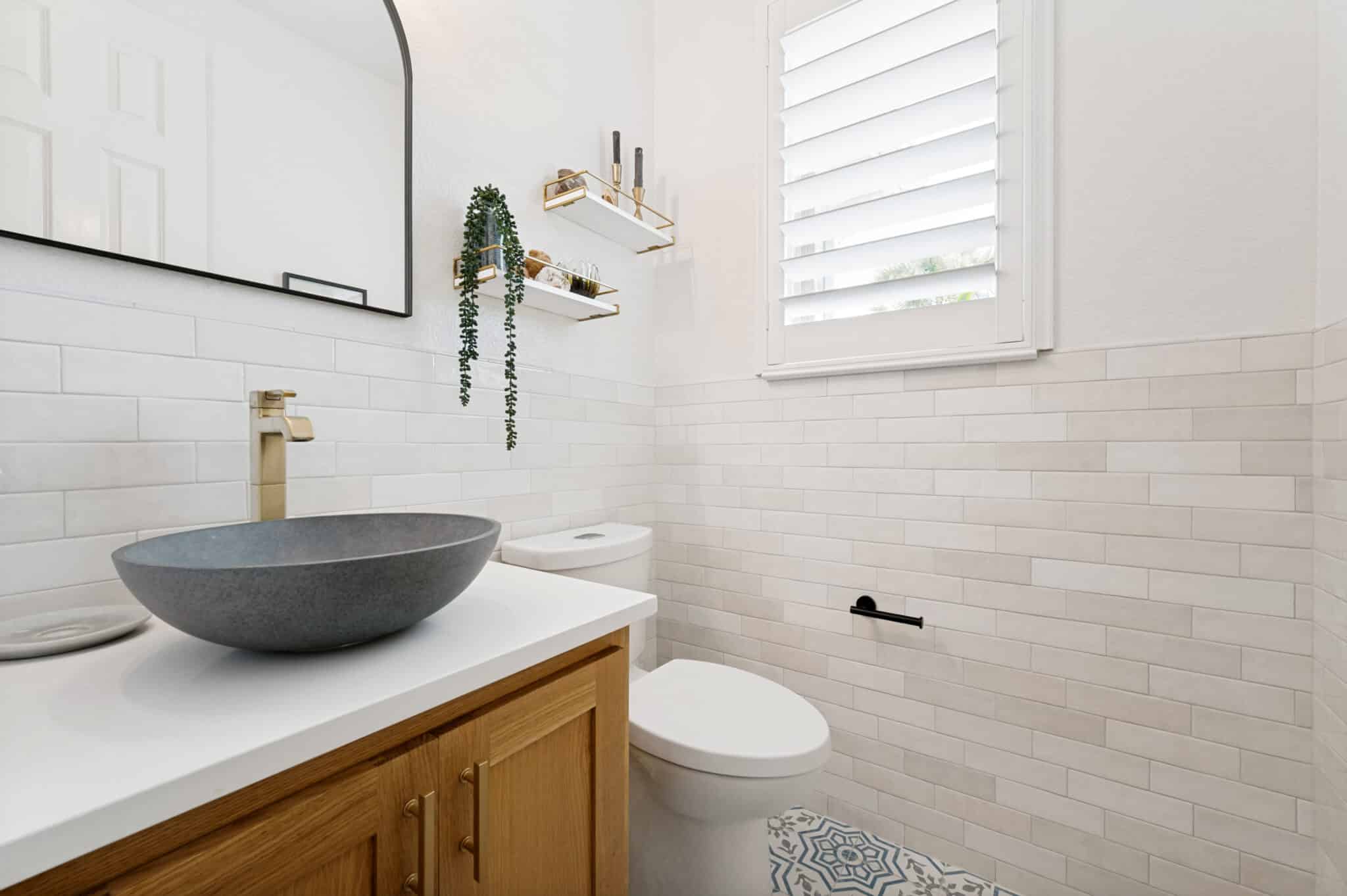Featured image for “Powder Bathroom & Home Office Remodel in Prosper, Texas”